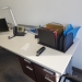 White Powered L Suite Height Adjustable Sit Stand Desk